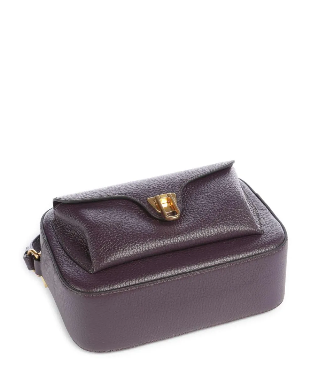 Beat Soft Umhängetasche genarbtes Rindsleder pflaume