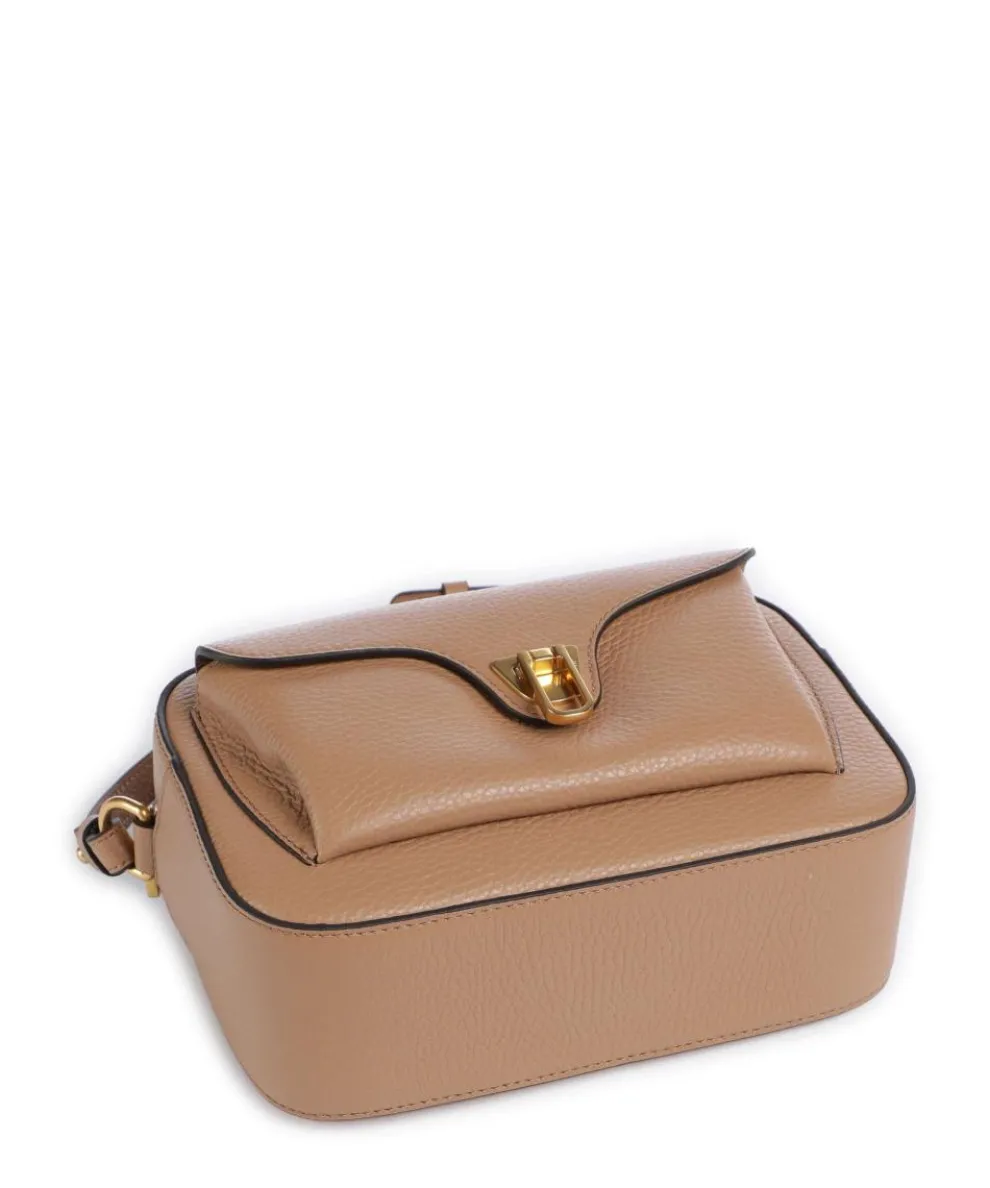 Beat Soft Umhängetasche genarbtes Rindsleder hellbraun