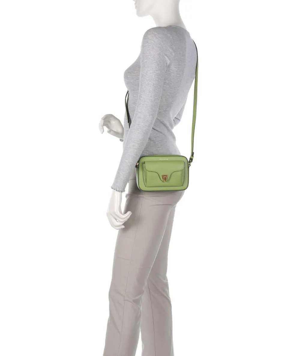 Beat Soft Umhängetasche genarbtes Rindsleder grün