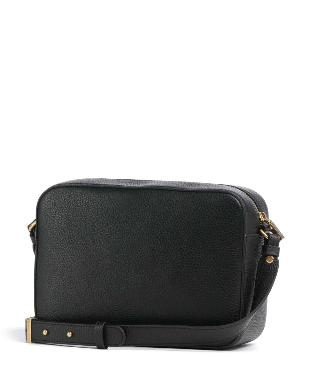 Beat Soft Umhängetasche genarbtes Rindsleder schwarz