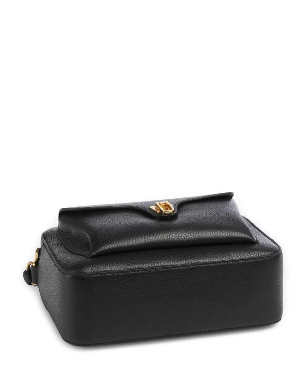 Beat Soft Umhängetasche genarbtes Rindsleder schwarz