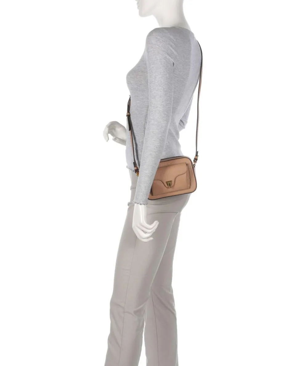 Beat Soft Umhängetasche genarbtes Rindsleder hellbraun