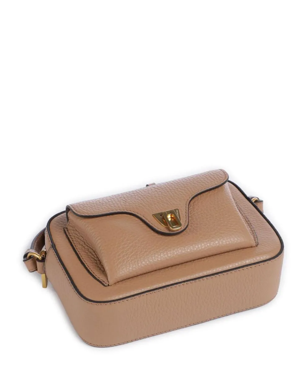 Beat Soft Umhängetasche genarbtes Rindsleder hellbraun