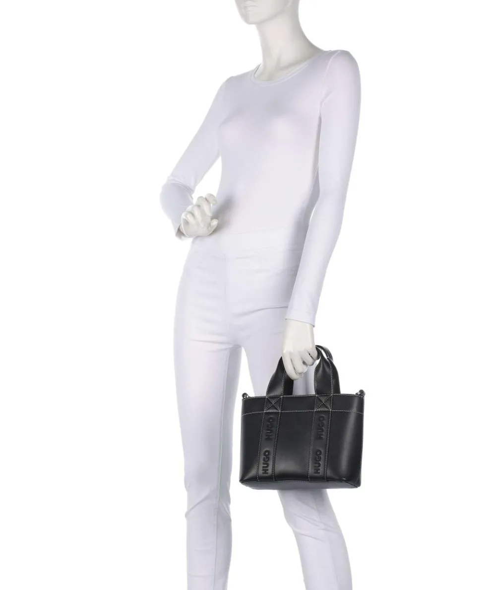 Becky Handtasche Lederimitat schwarz