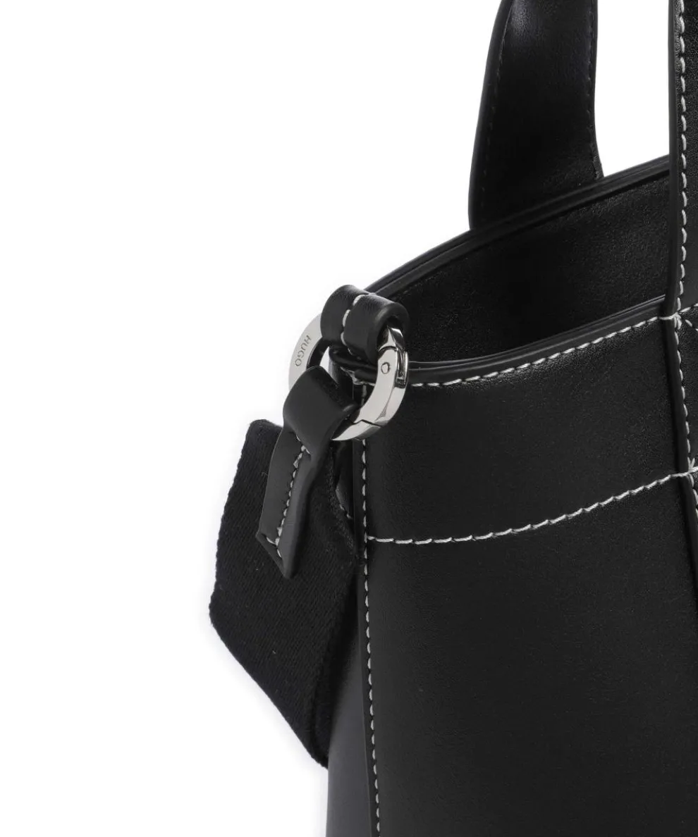 Becky Handtasche Lederimitat schwarz