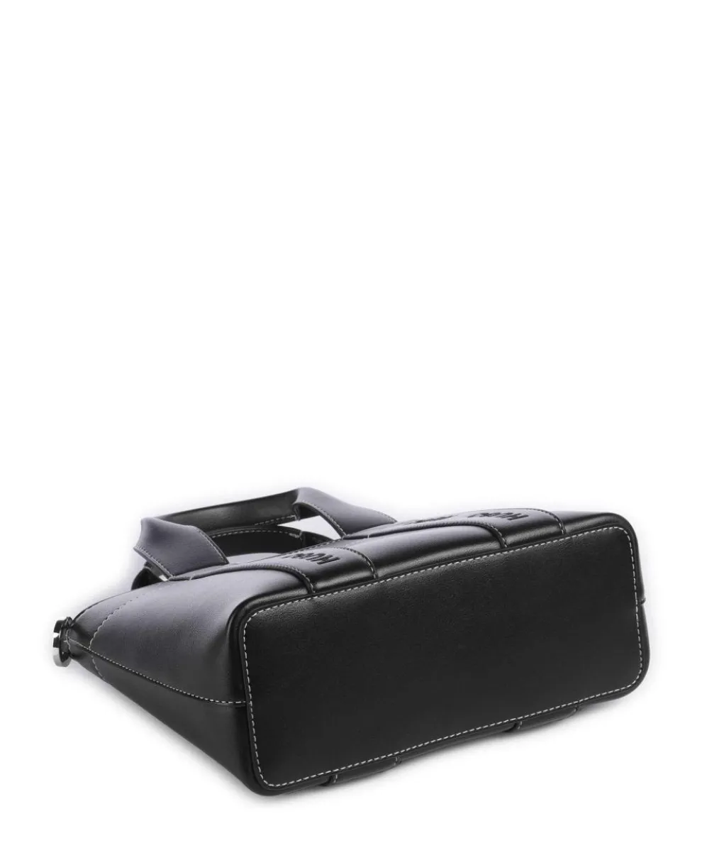 Becky Handtasche Lederimitat schwarz