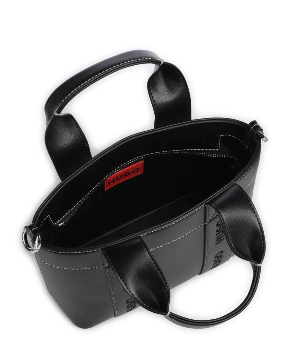 Becky Handtasche Lederimitat schwarz