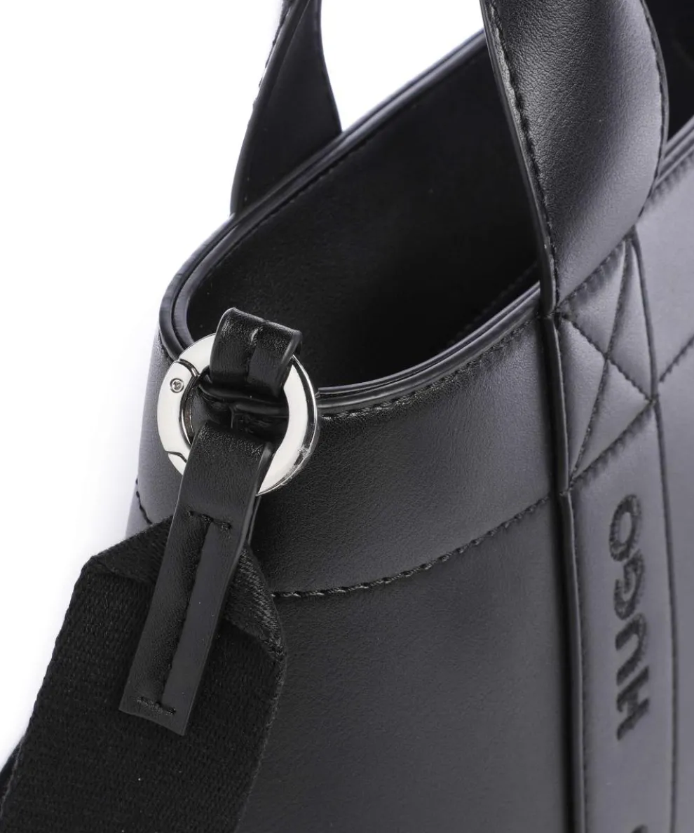 Becky Handtasche Lederimitat schwarz