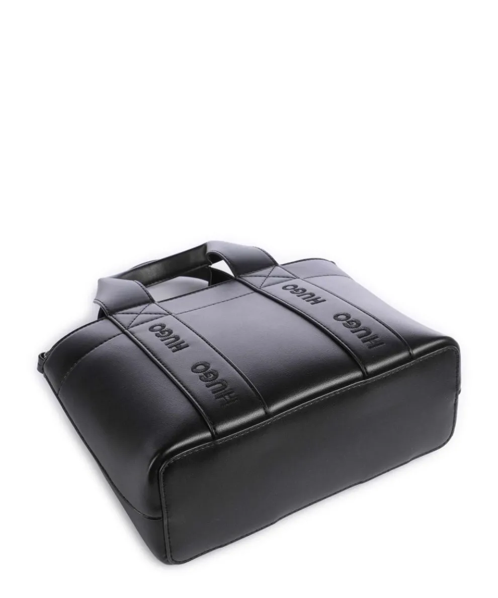 Becky Handtasche Lederimitat schwarz