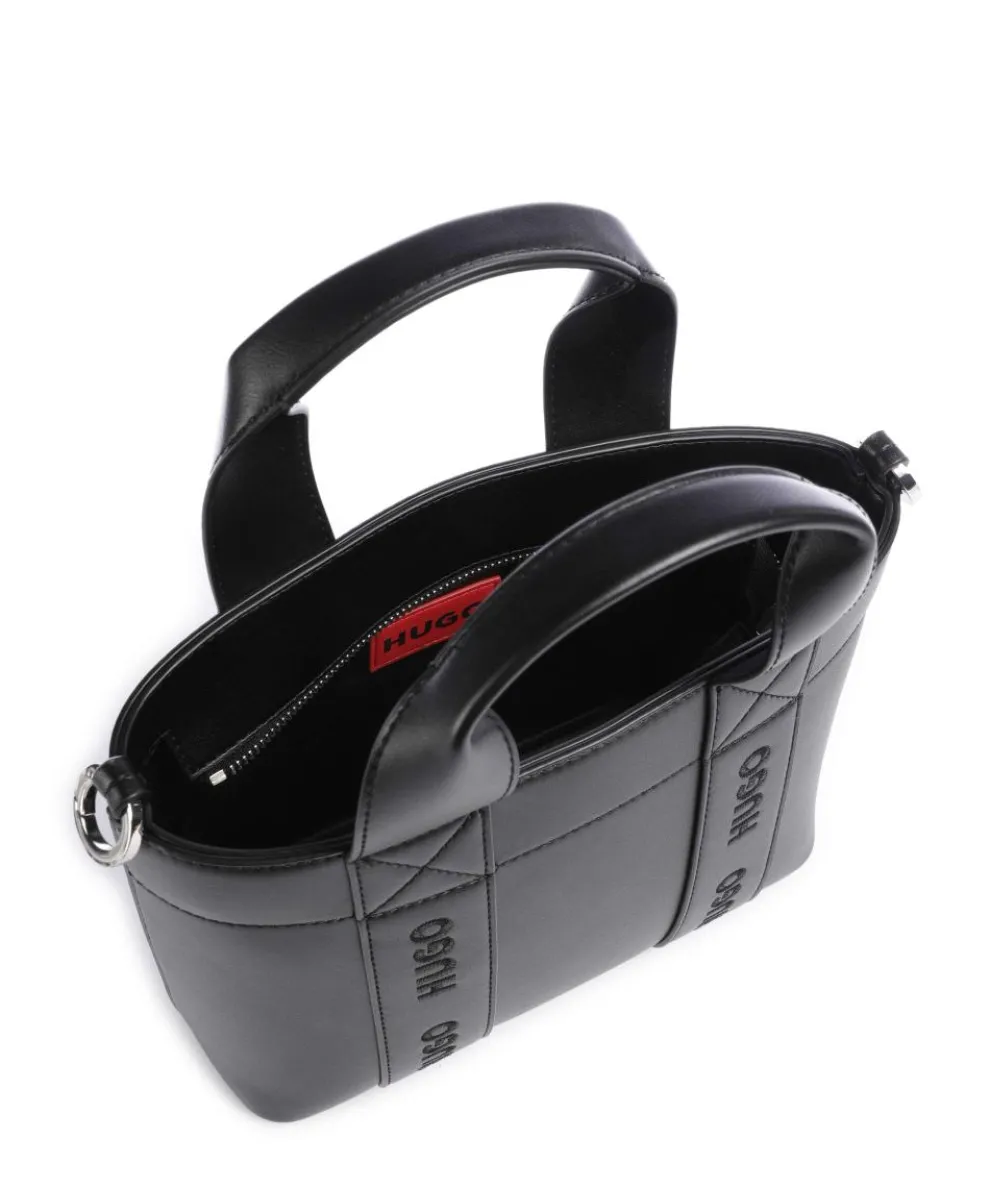 Becky Handtasche Lederimitat schwarz