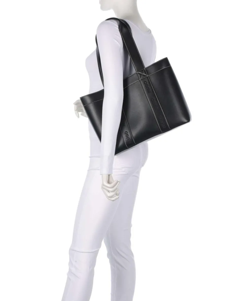 Becky Shopper Lederimitat schwarz