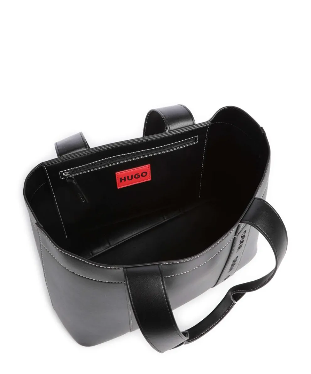 Becky Shopper Lederimitat schwarz