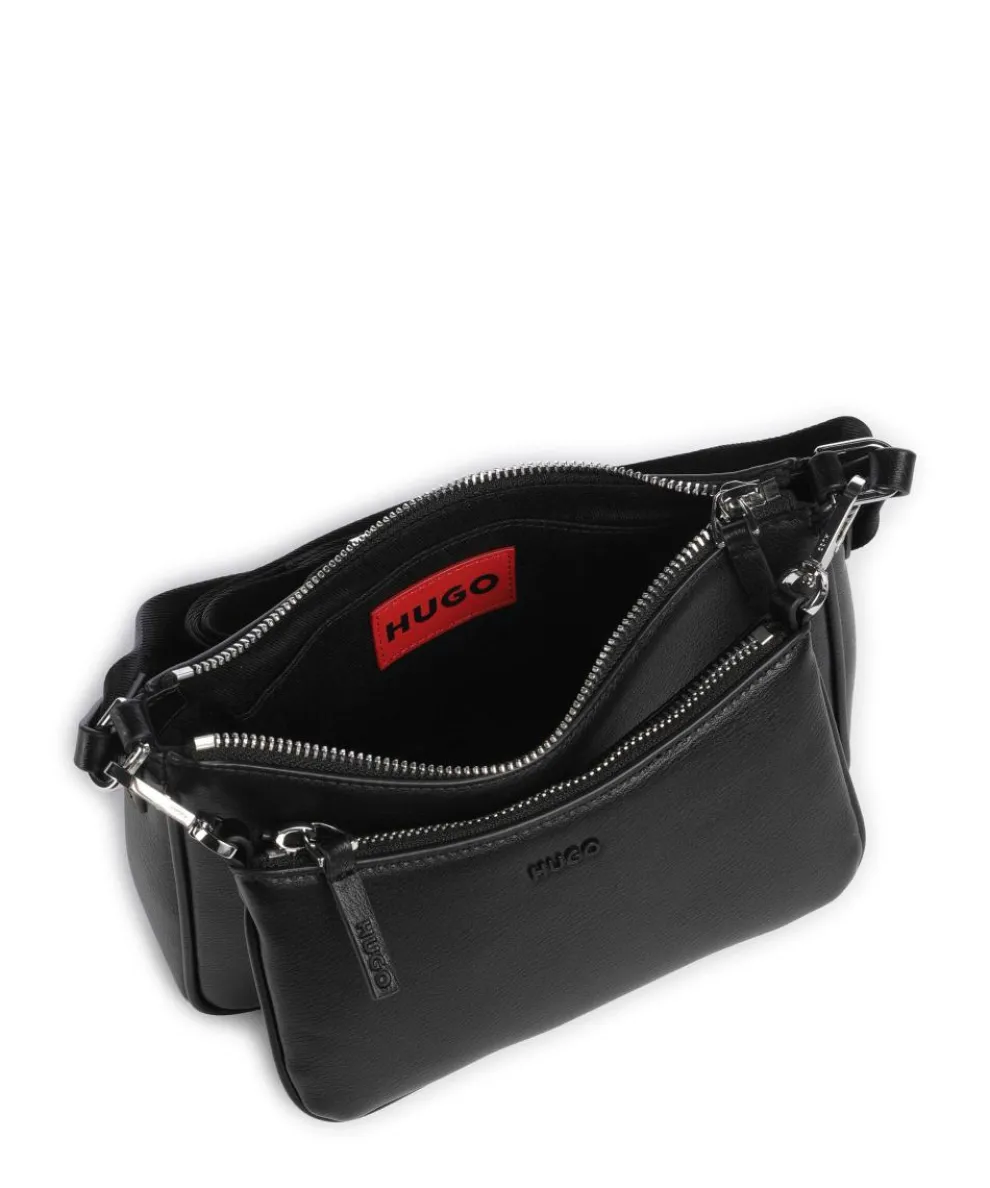 Bel 2.0 Umhängetasche Lederimitat schwarz