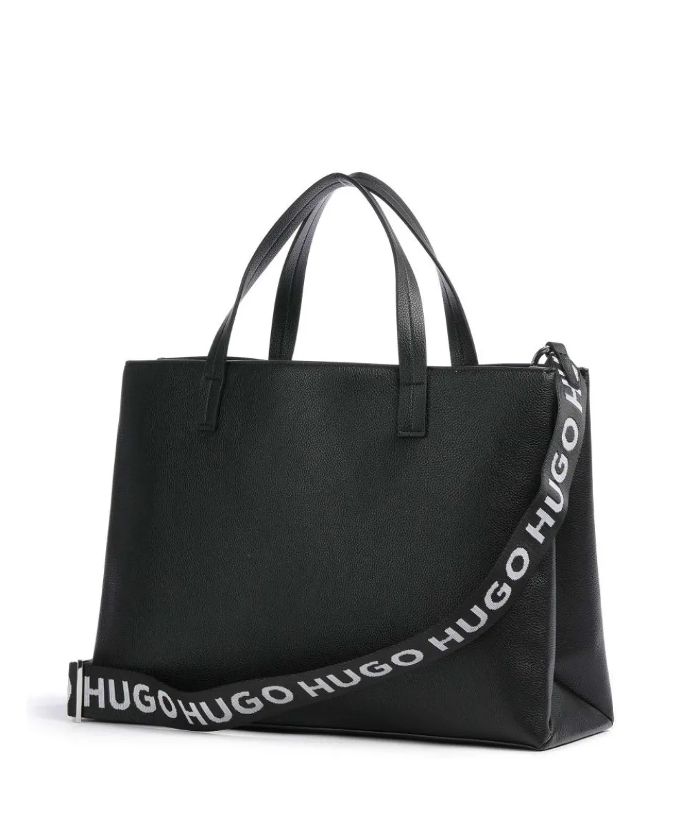 Bel Handtasche Lederimitat schwarz