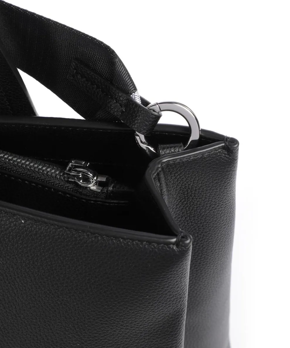Bel Handtasche Lederimitat schwarz