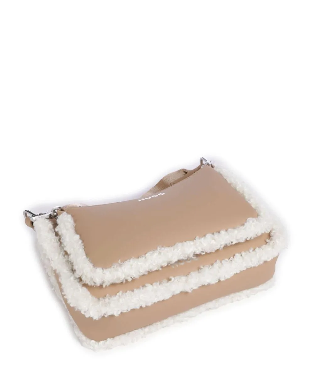 Bel Umhängetasche recyceltes Polyurethane beige