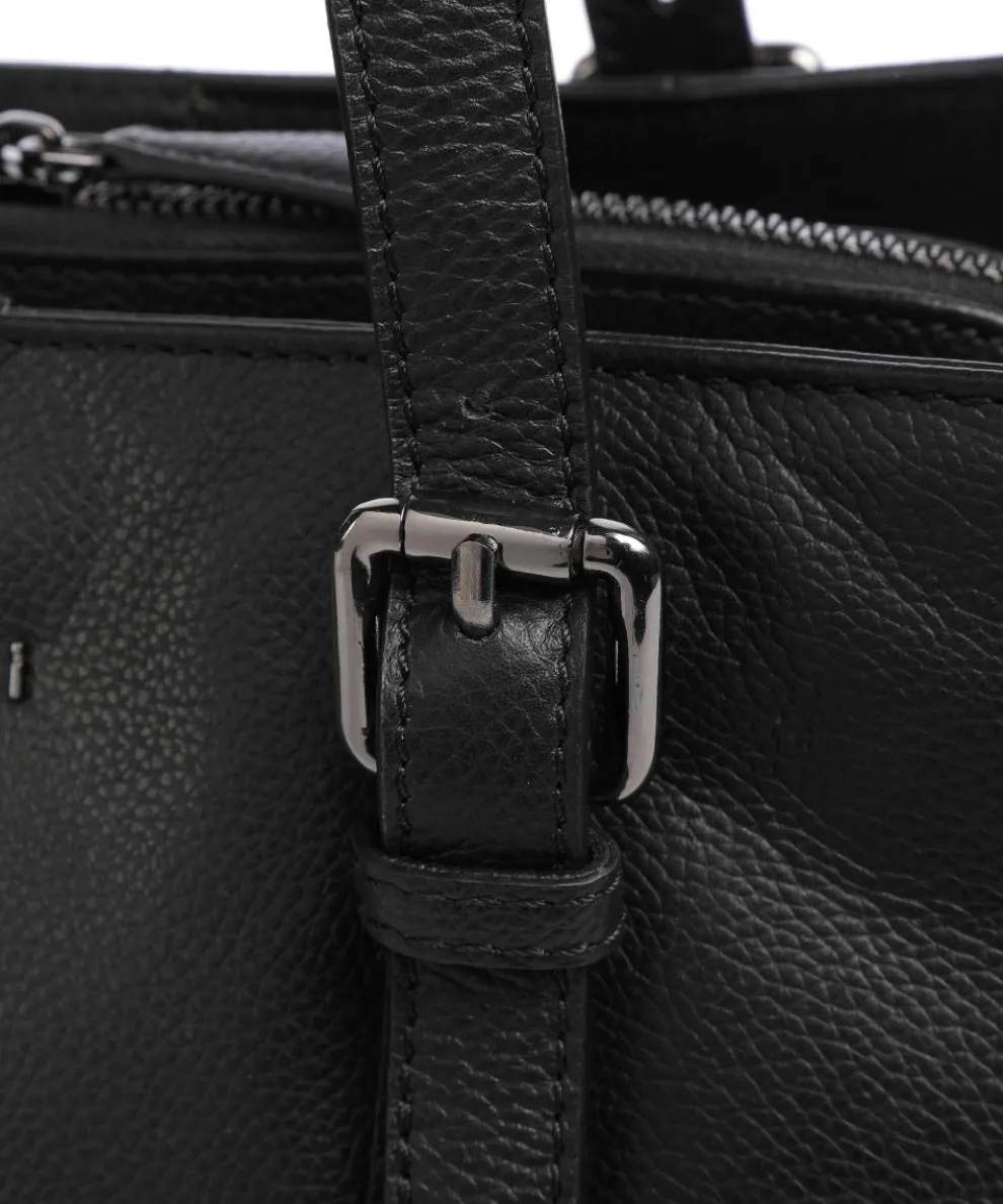 Bella Shopper Rindsleder schwarz