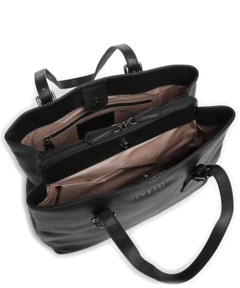 Bella Shopper Rindsleder schwarz