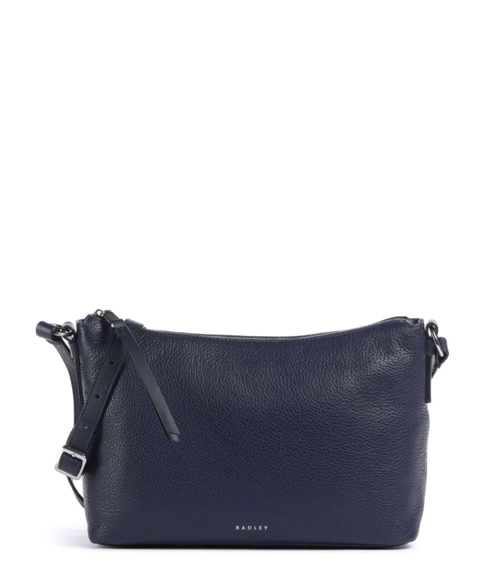 Bella Umhängetasche Leder dunkelblau