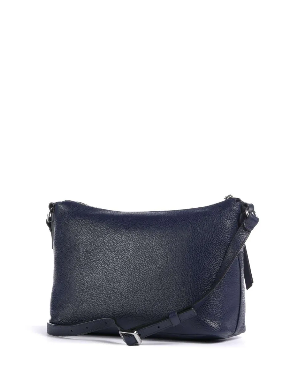 Bella Umhängetasche Leder dunkelblau