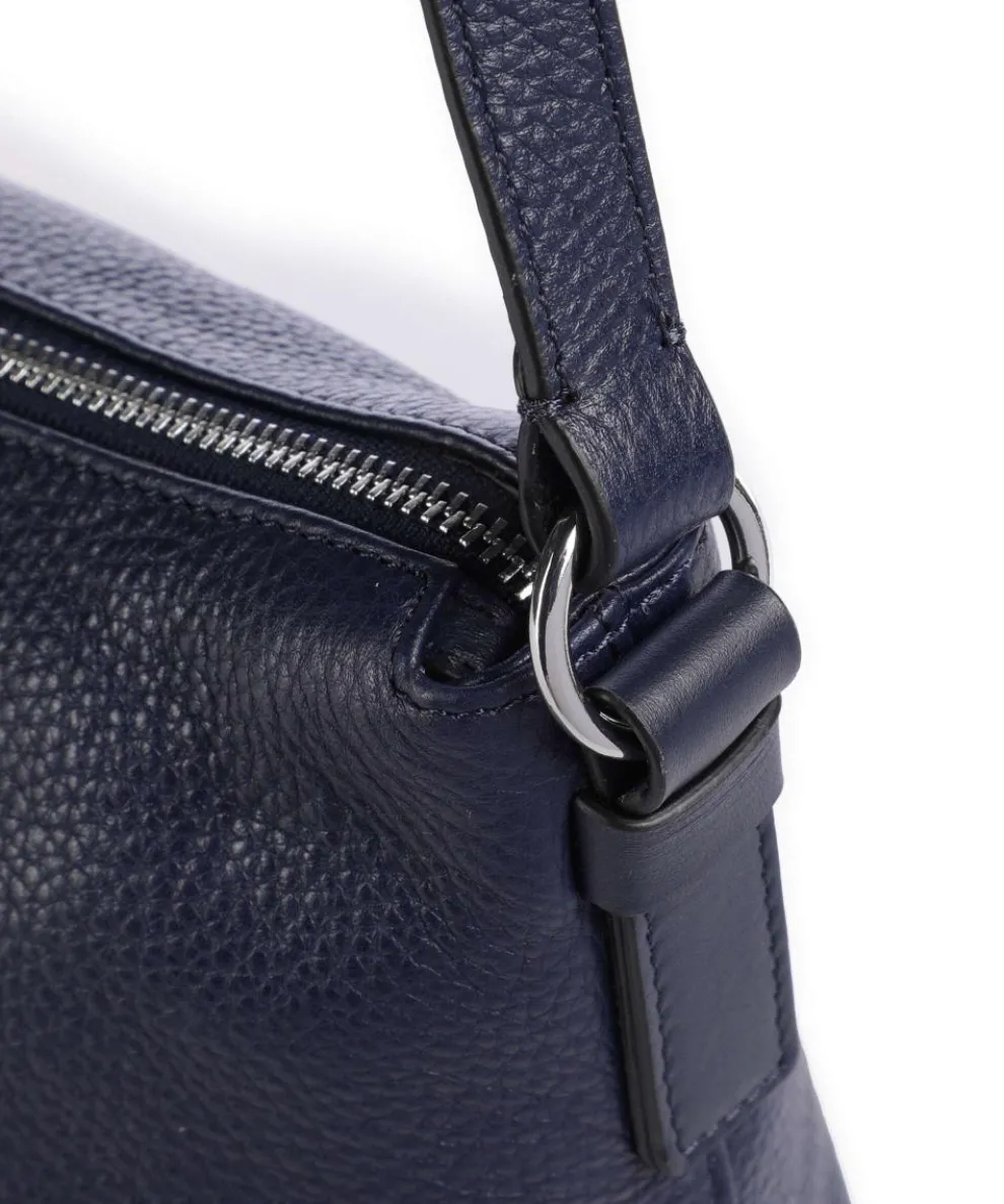 Bella Umhängetasche Leder dunkelblau