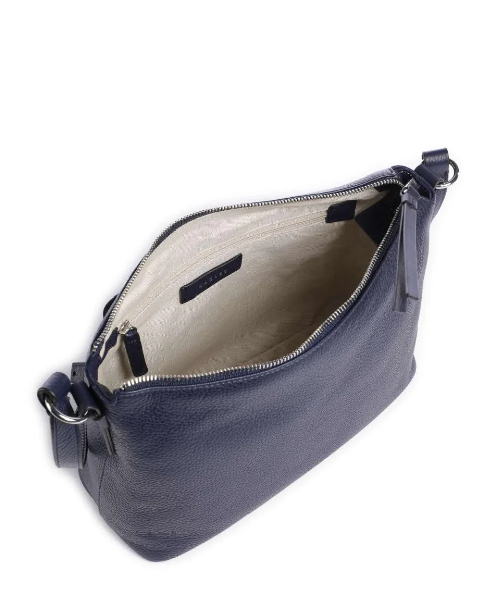 Bella Umhängetasche Leder dunkelblau