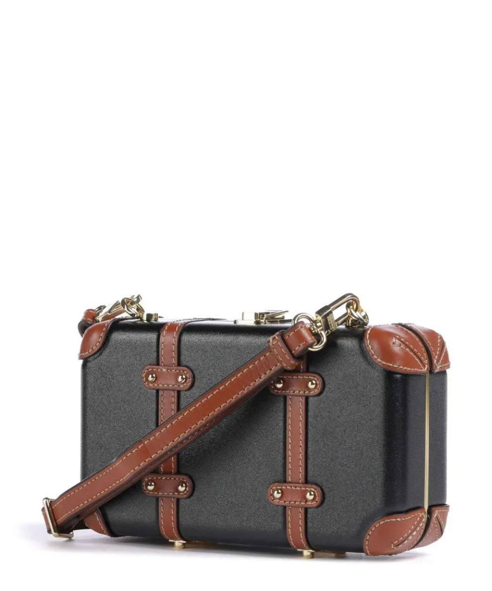 Bellagio Umhängetasche recyceltes Polycarbonat schwarz/braun