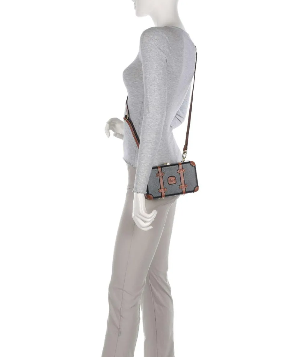 Bellagio Umhängetasche recyceltes Polycarbonat schwarz/braun