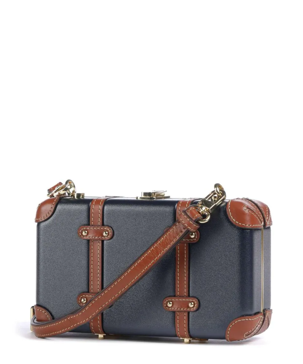 Bellagio Umhängetasche recyceltes Polycarbonat blau/braun