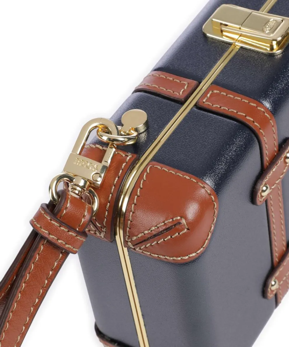 Bellagio Umhängetasche recyceltes Polycarbonat blau/braun