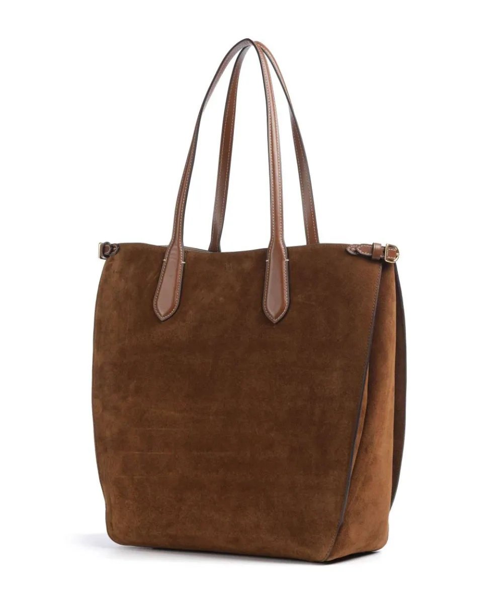 Bellport Large Shopper aufgerautes Rindsleder braun