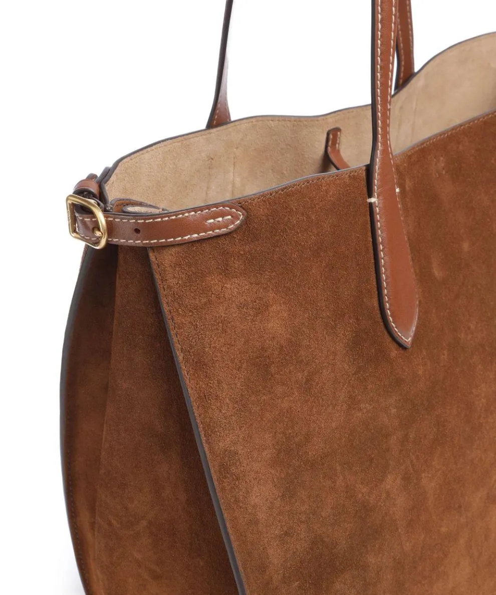 Bellport Large Shopper aufgerautes Rindsleder braun