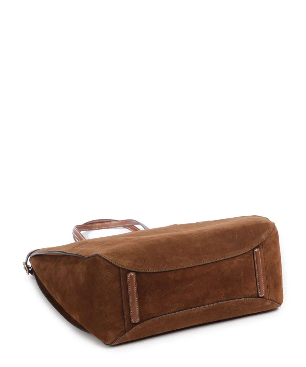 Bellport Large Shopper aufgerautes Rindsleder braun