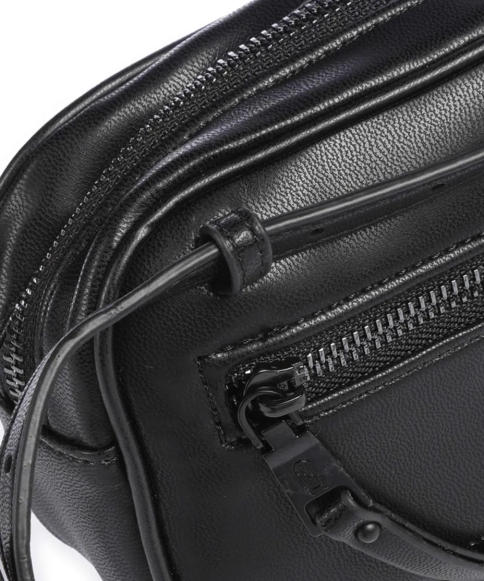 BENRICO Umhängetasche Lederimitat schwarz