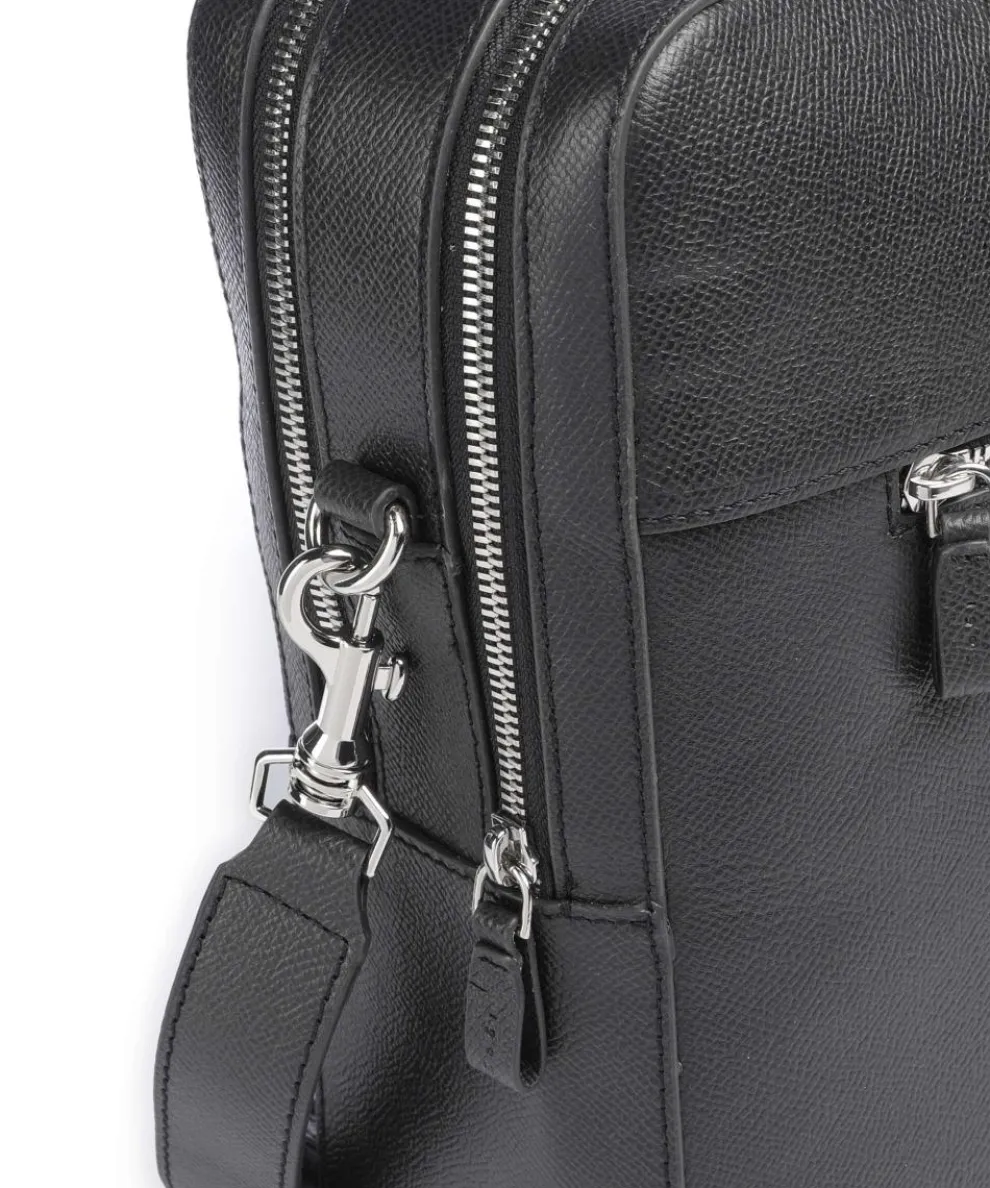 Beridare Aktentasche 17″ genarbtes Rindsleder navy