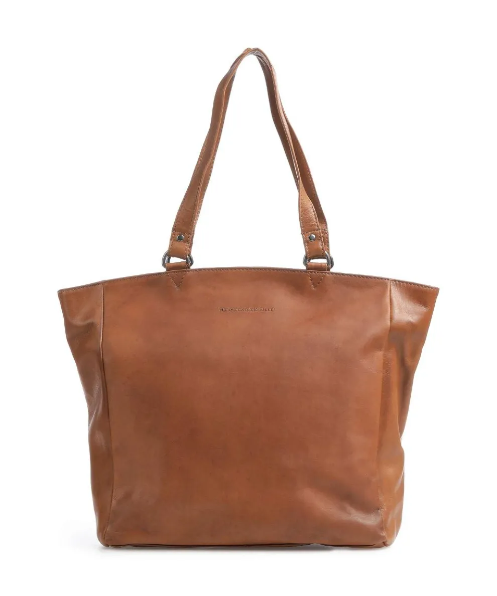 Berlin Shopper 13″ genarbtes Rindsleder cognac