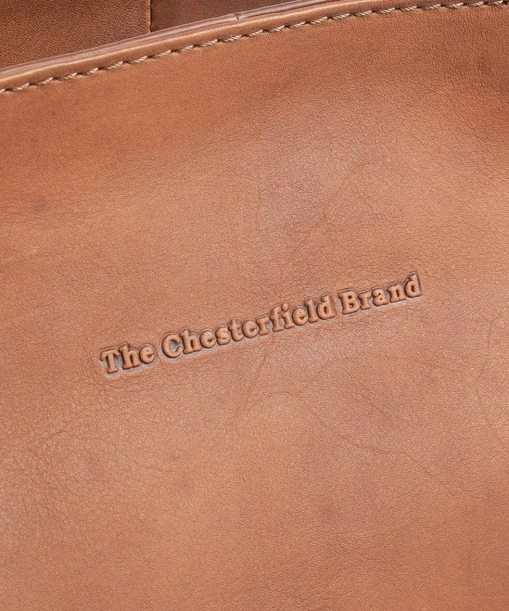 Berlin Shopper 13″ genarbtes Rindsleder cognac