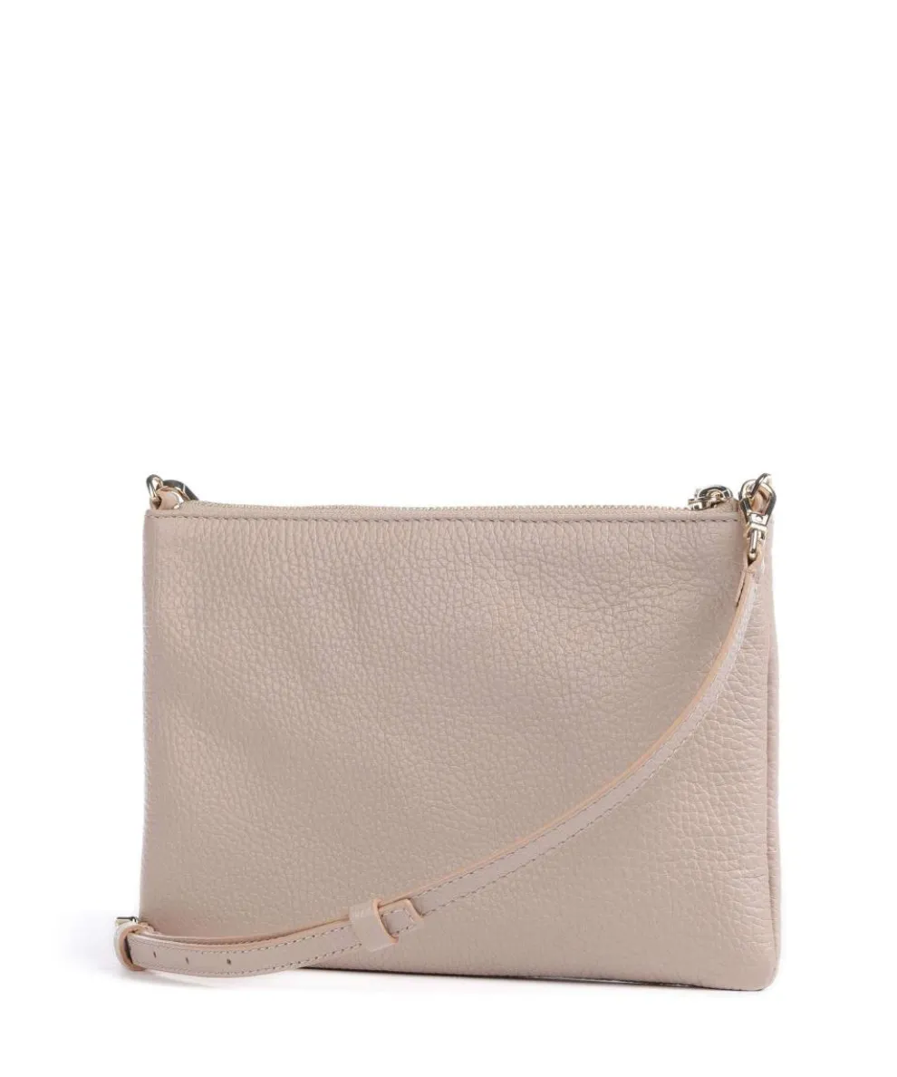 Best Umhängetasche genarbtes Leder nude