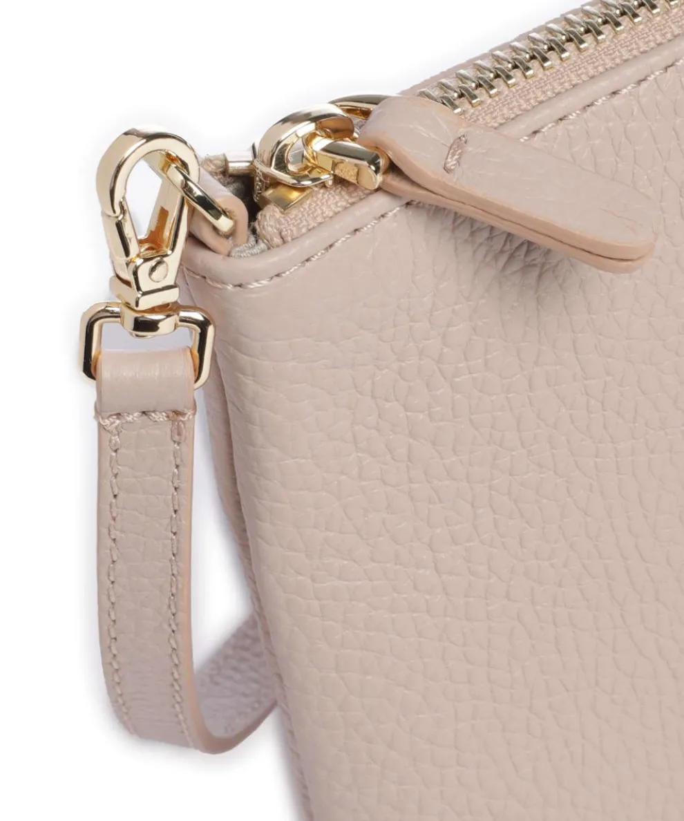 Best Umhängetasche genarbtes Leder nude