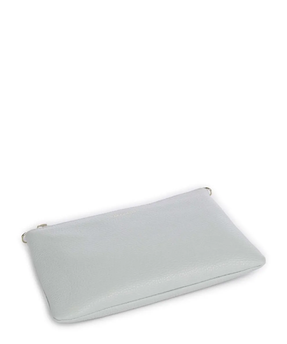 Best Umhängetasche genarbtes Leder hellblau