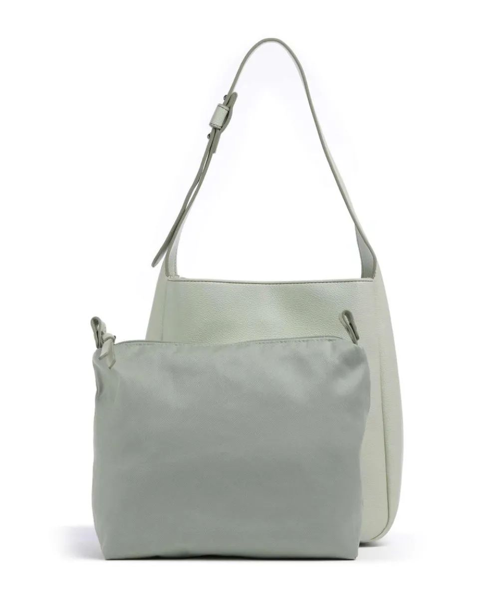 Bestie Shopper genarbtes Leder mintgrün