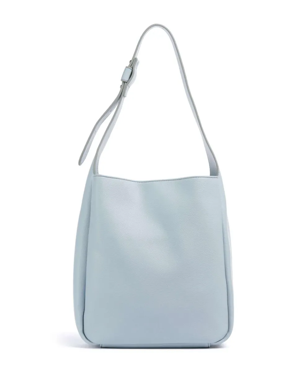 Bestie Shopper genarbtes Leder hellblau