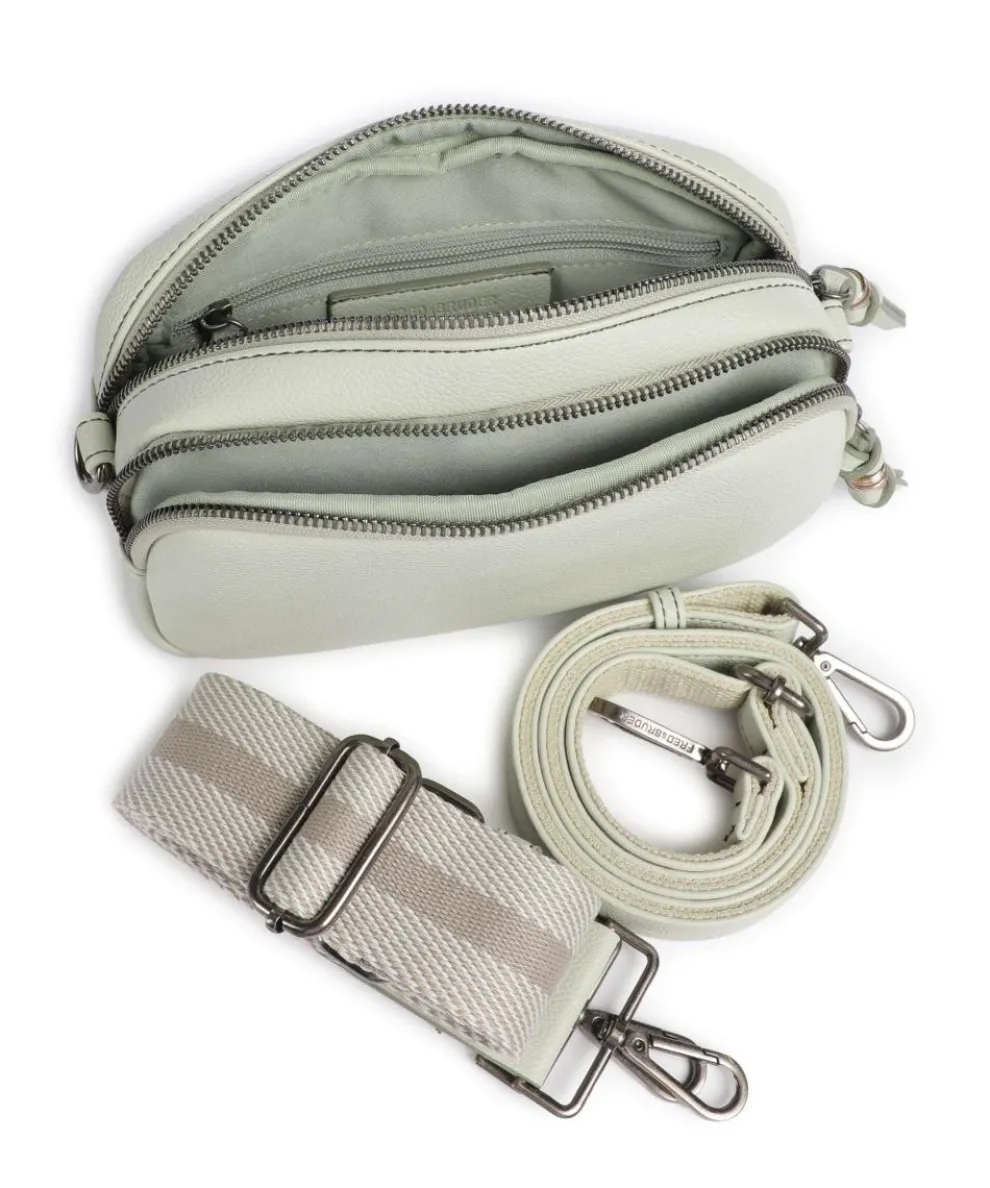 Bestie Umhängetasche recyceltes Leder, Polyurethane mintgrün