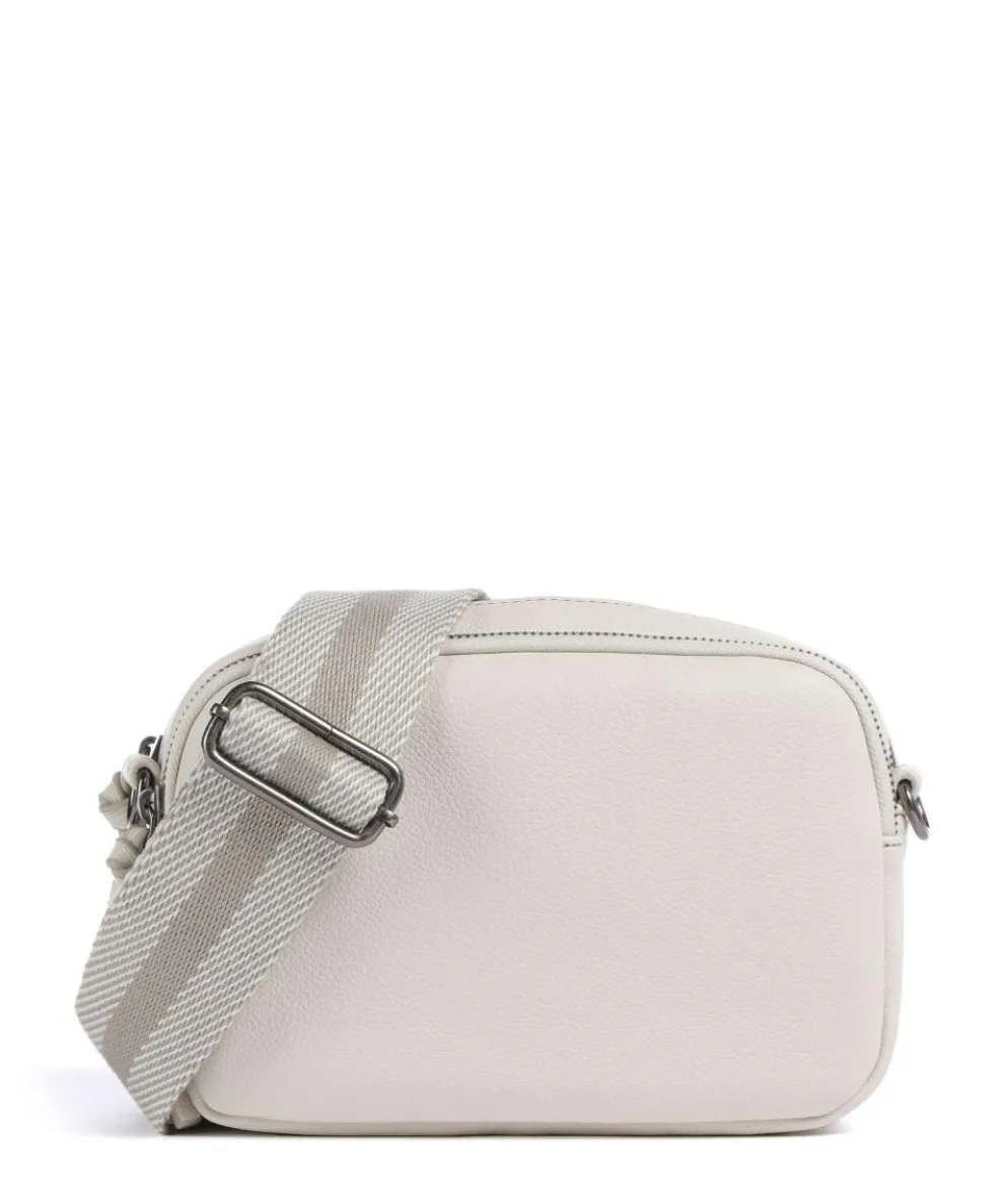 Bestie Umhängetasche recyceltes Leder, Polyurethane elfenbein