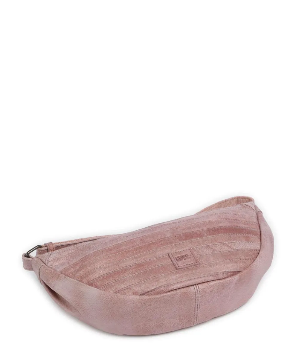 Bestseller Umhängetasche genarbtes Leder rosa