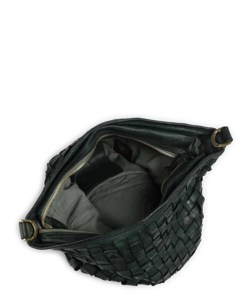 Beuteltasche Rindsleder dunkelgrün