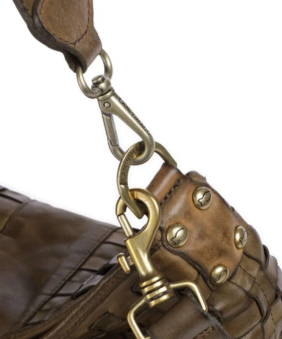 Beuteltasche Rindsleder khaki