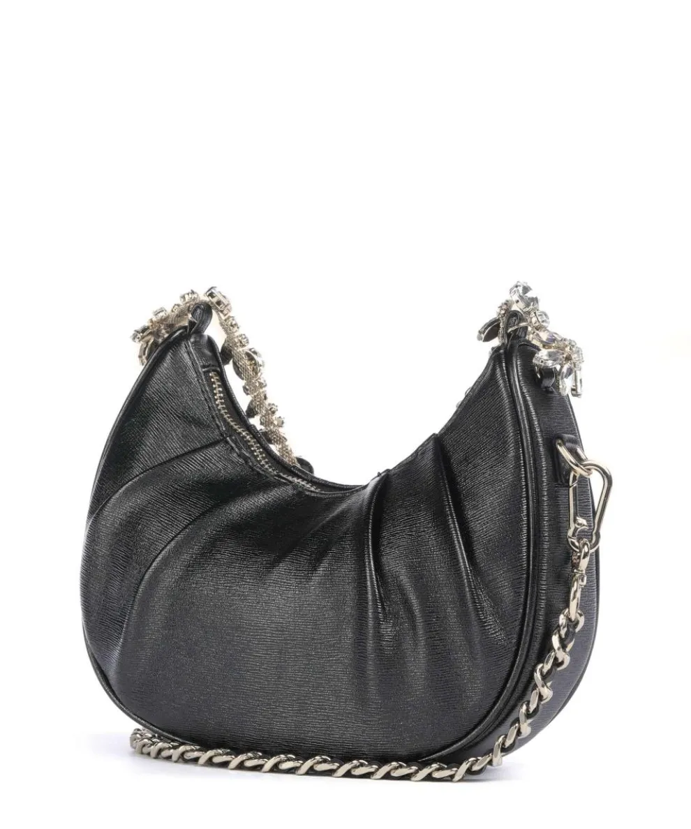 BFAYES-S Umhängetasche Lederimitat schwarz