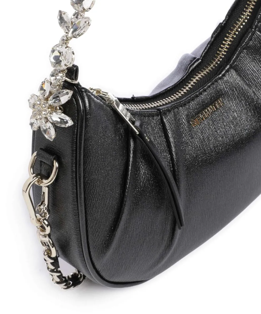 BFAYES-S Umhängetasche Lederimitat schwarz