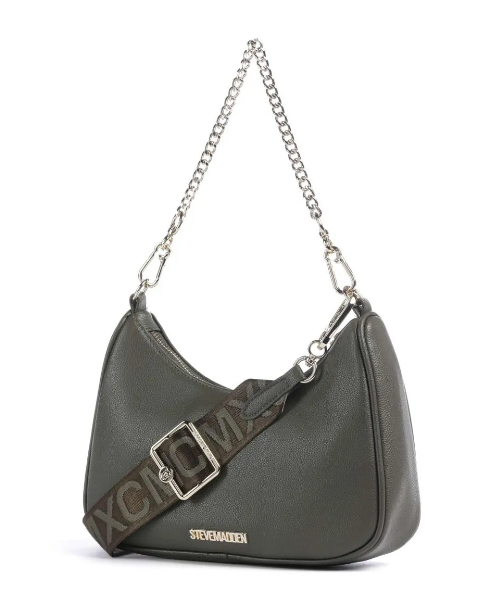 BHABIT Schultertasche Lederimitat khaki